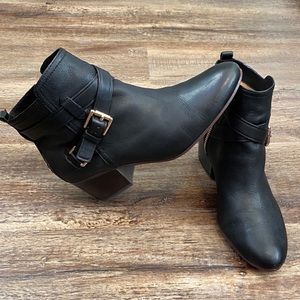 Coach Pauline Leather Ankle Booties